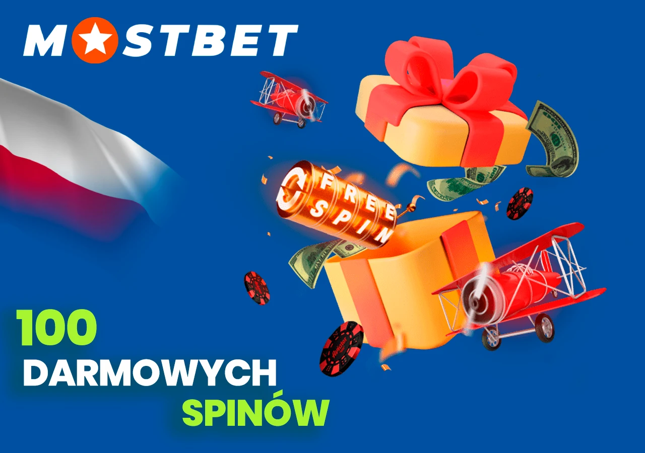 Zarejestruj się w Mostbet i odbierz 100 darmowych spinów