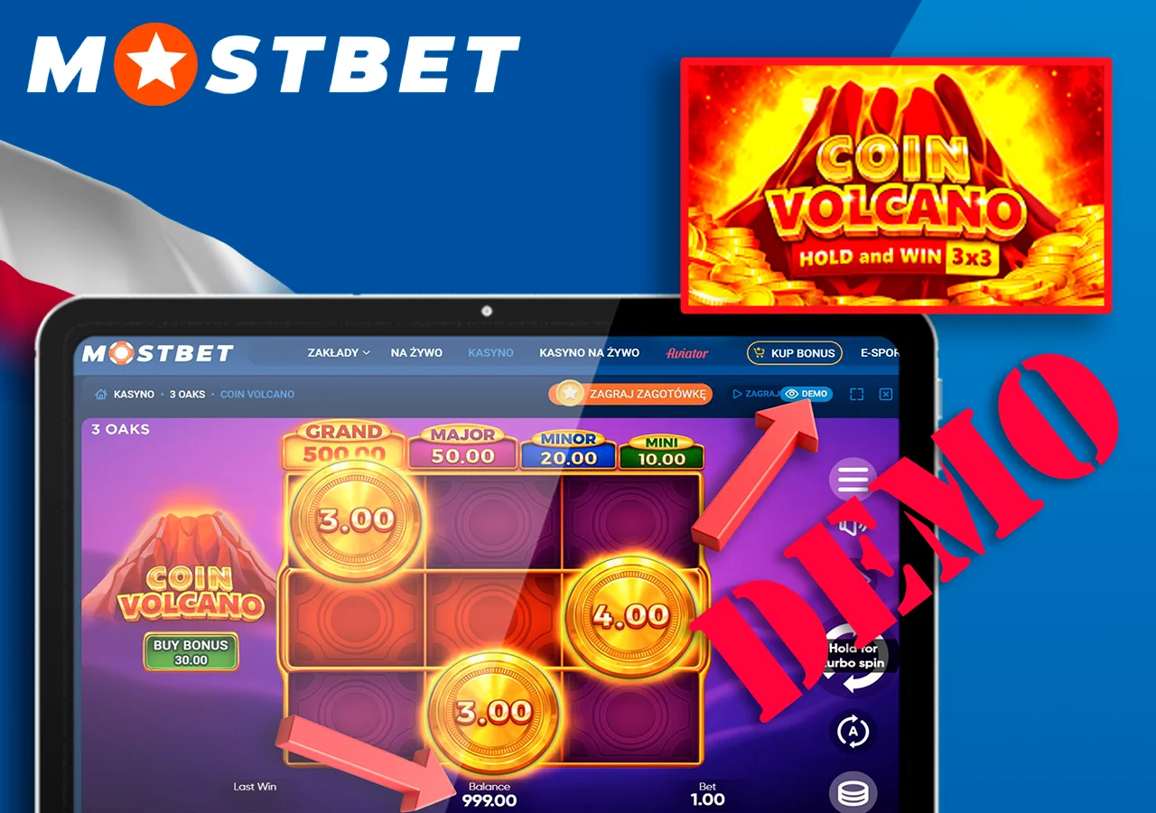 Zacznij od wersji demonstracyjnej Coin Volcano