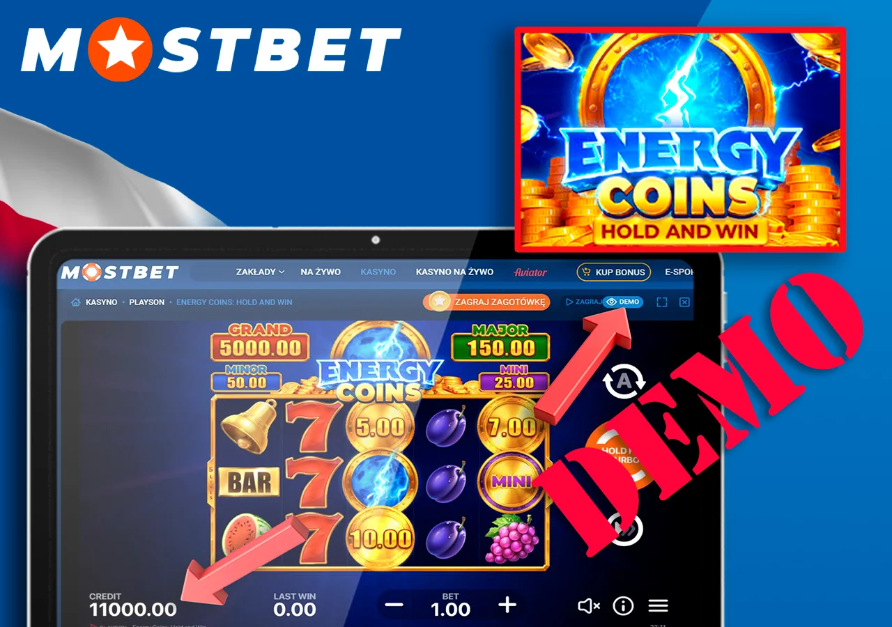 Zacznij od wersji demonstracyjnej Energy Coins: Hold and Win