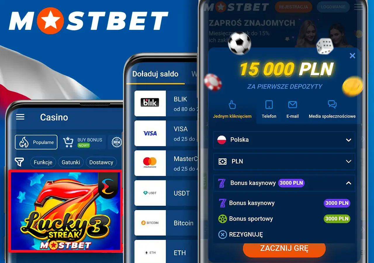Zarejestruj się, złóż depozyt i zacznij grać w Lucky Streak 3