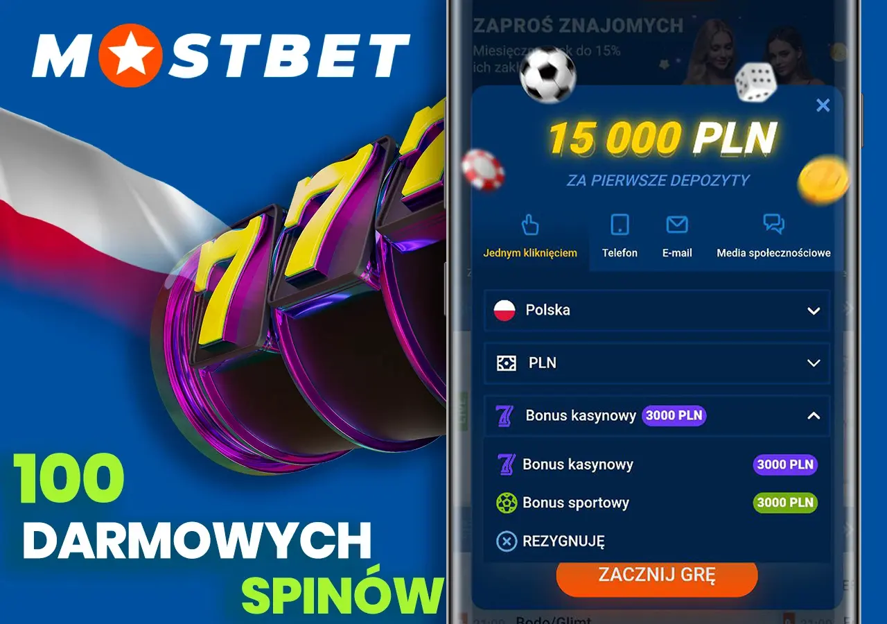 Po rejestracji w kasynie czeka na Ciebie 100 darmowych spinów