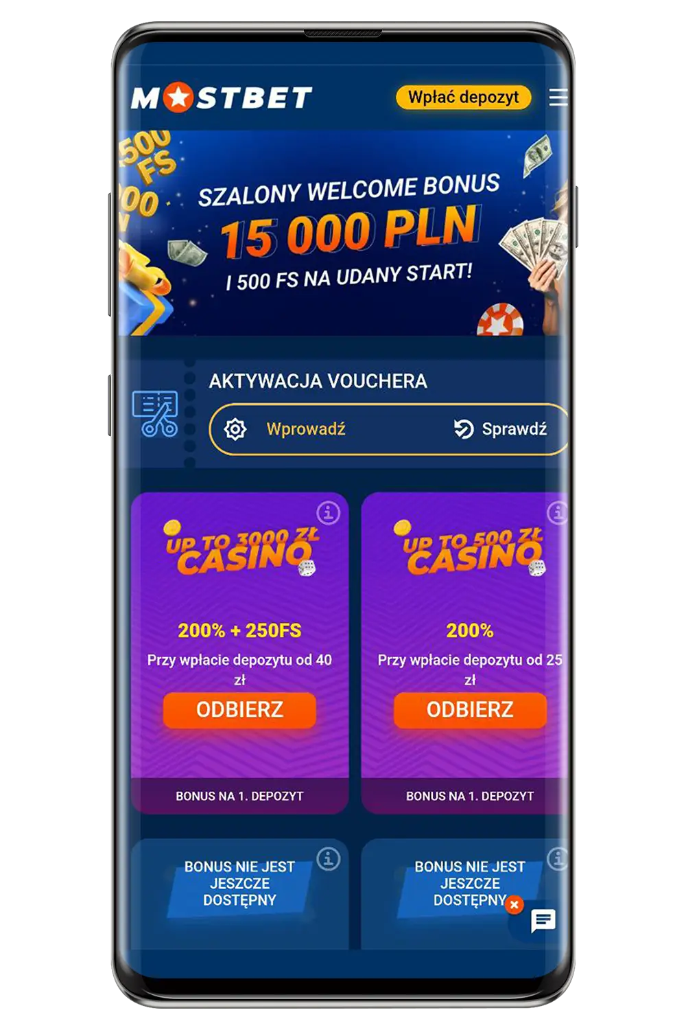 Promocje MostBet