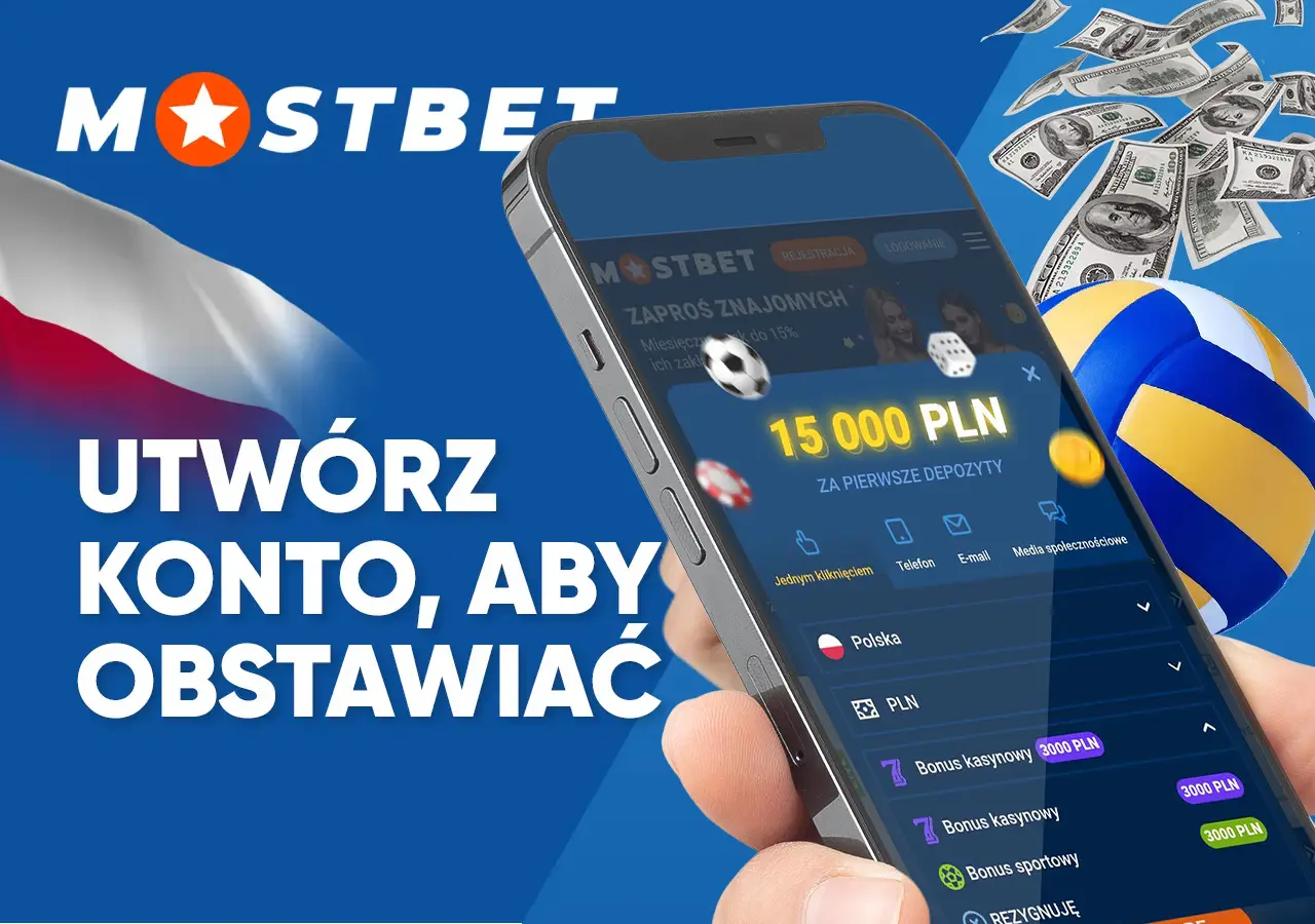 Zarejestruj się w zakładach na siatkówkę Mostbet